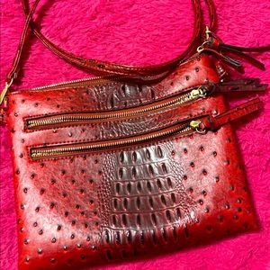 Red crossbody